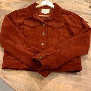 Forever 21 rust colored corderoy jacket size small